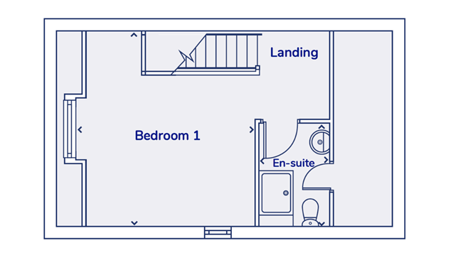 Second floor floor plan