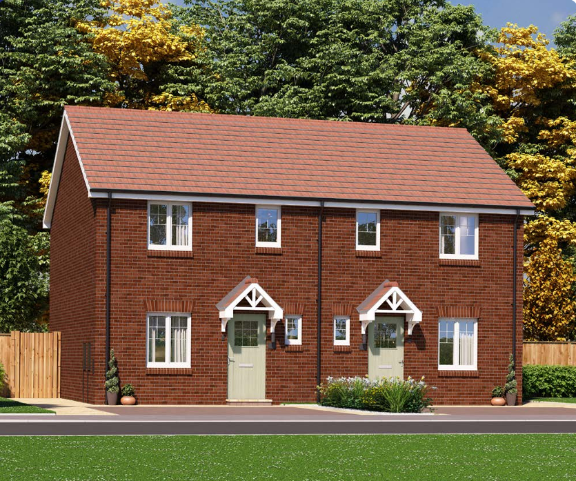 Image of new homes at Abbey Vale in Widnes from Livv Homes